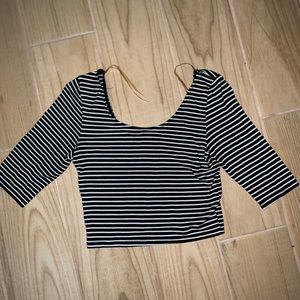Striped Crop top